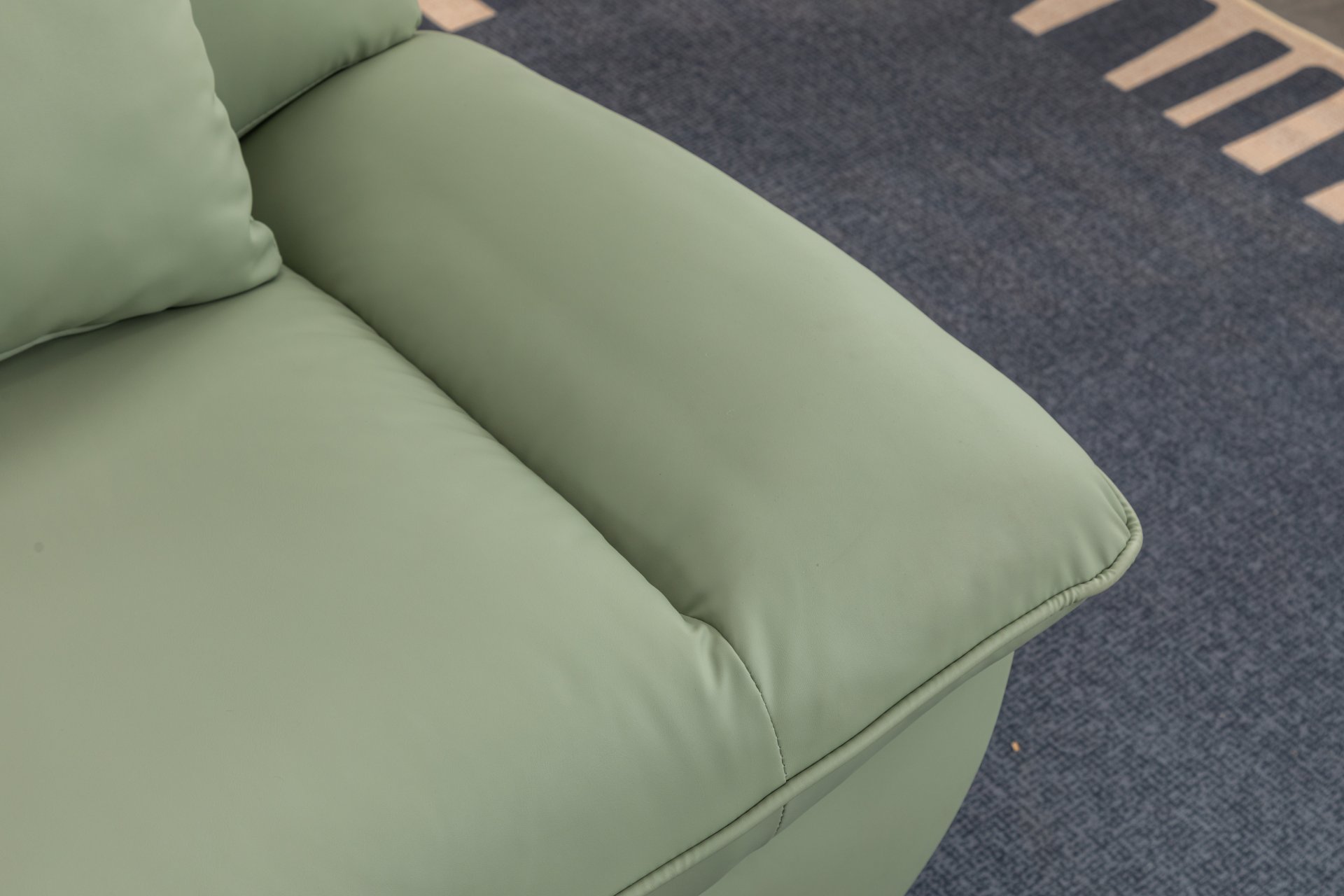 270 Swivel Glider Recliner Chair, Power Recliner Rocking Chair, USB Port Charge For Nursery Chair With Atmosphere Lamp For Living Room Bedroom Apartment - Green - Image 17