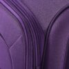 Softside Luggage Expandable 3 Piece Set Suitcase Upright Spinner Softshell Lightweight Luggage Travel Set - Purple - Image 8