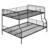 Full Long Over Queen Bunk Bed - Black - Image 5