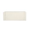Elegant Ottoman Bench With Textured Fabric, Hinged Lid For Seating And Storage - White - Image 10