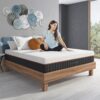 CopperCool 12" Queen Hybrid Memory Foam Mattress - Gray - Image 3