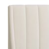 Aspen - Queen Vertical Tufted Modern Headboard Platform Bed Set - French Beige - Image 10
