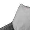 Allea - Velveteen Bean Bag Chair With Armrests - Soft Gray - Image 6