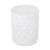 Outdoor Lightweight Concrete, Side Table - Antique White - Image 6
