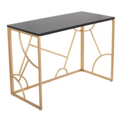 Constellation - Contemporary Desk - Gold / Black