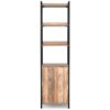 Kelsey - Narrow Bookshelf With Cabinet - Natural - Image 11