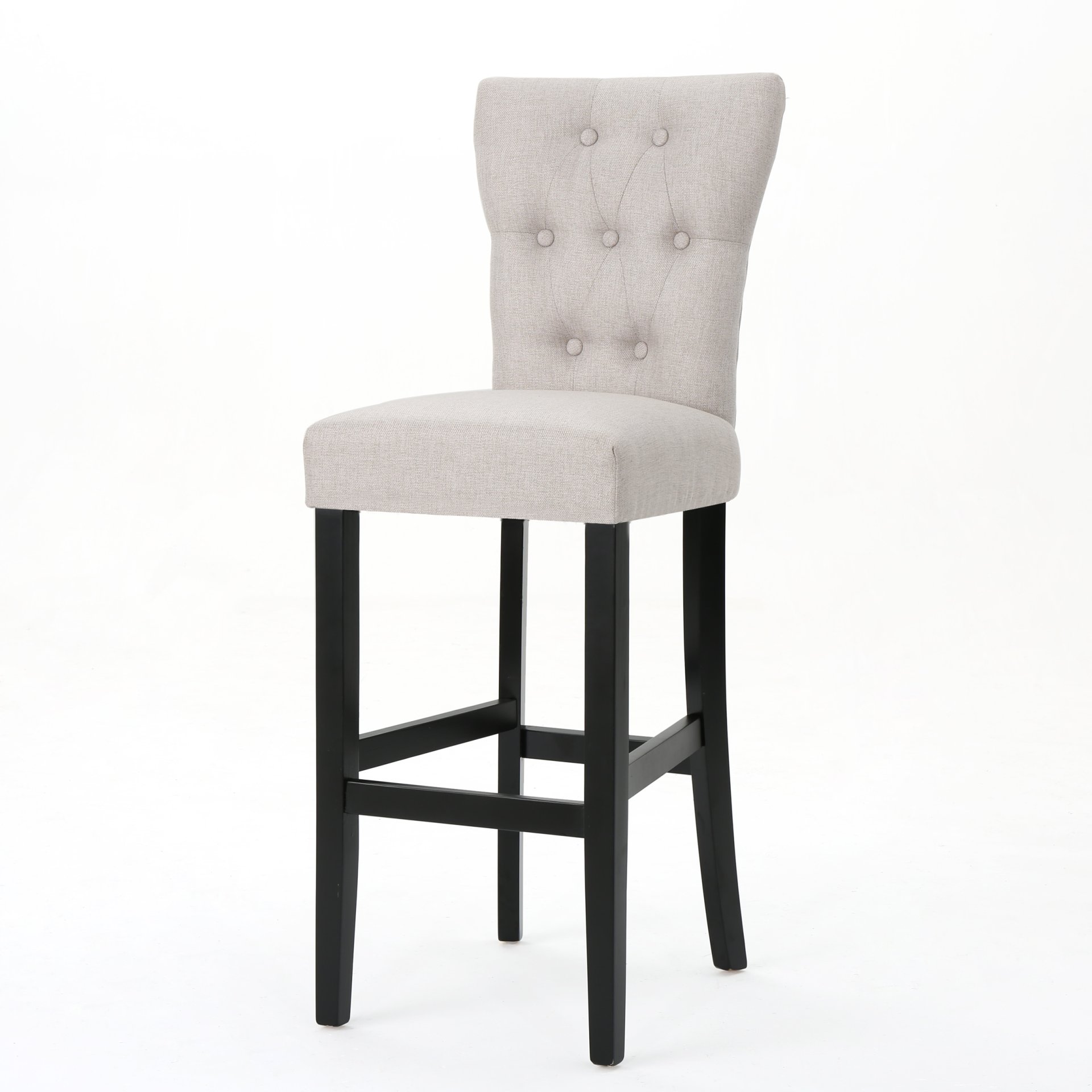Elegant Barstool Set With Plush Cushioning - Wheat - Image 8