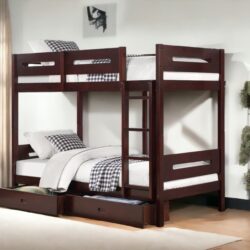 Nissa - Twin Twin Bunk Bed - Espresso
