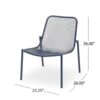 Kincaid - Stackable Iron Chairs Set - Matte Navy Blue - Image 3