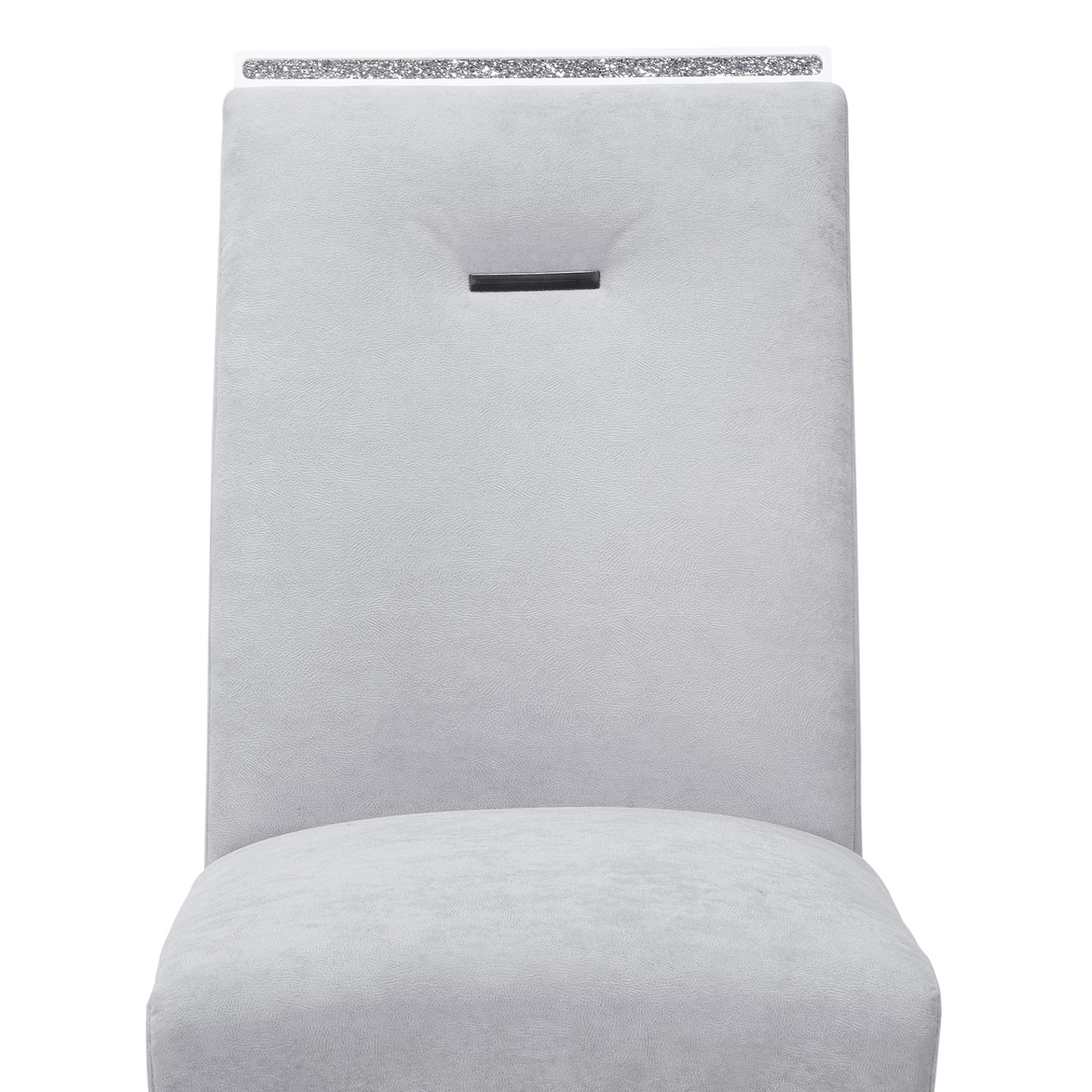 Ariya - Dining Chair (Set of 2) - Gray / White - Image 4