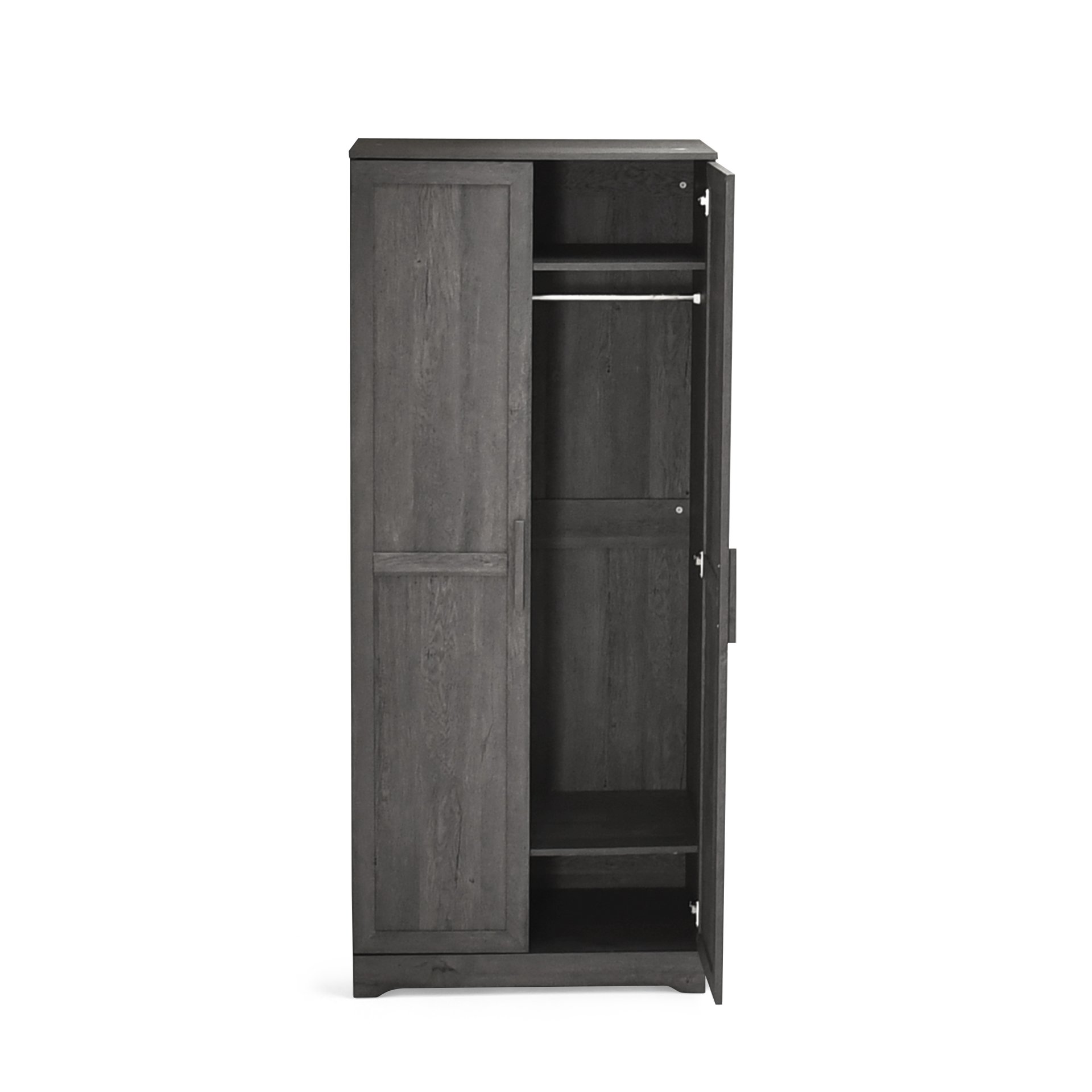 Danbury - Wood Wardrobe - Gray - Image 7