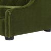 Robin - Tufted Wingback Pet Sofa Bed, Medium - Olive Green - Image 6