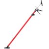 Adjustable Support Pole System Steel For Drywall And Cabinet Installation, Extends 45 To 114" With Carry Bag - Black / Red - Image 6