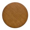 Mid Century Modern Round Dining Table With Metal Legs And Open Shelf - Light Ash - Image 5
