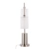 Cannes - Contemporary Table Lamp - Nickel / White - Image 3