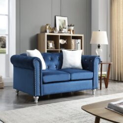 Chic Loveseat - Navy Blue