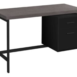 Computer Desk For Home Office, Laptop, Left, Right Set - Up, Storage Drawers, And Contemporary & Modern - Black