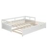 Extending Daybed With Trundle, Daybed With Trundle - White - Image 3