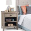 Artisan - Bedside Table - Distressed Gray - Image 9