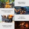 15 Lbs Fatwood Fire Starter Sticks With Box, 100% Natural Kindling Wood, Pine Firewood Firestarter For Campfire, Stove, Fireplace, Bonfires, Grill - Natural - Image 7