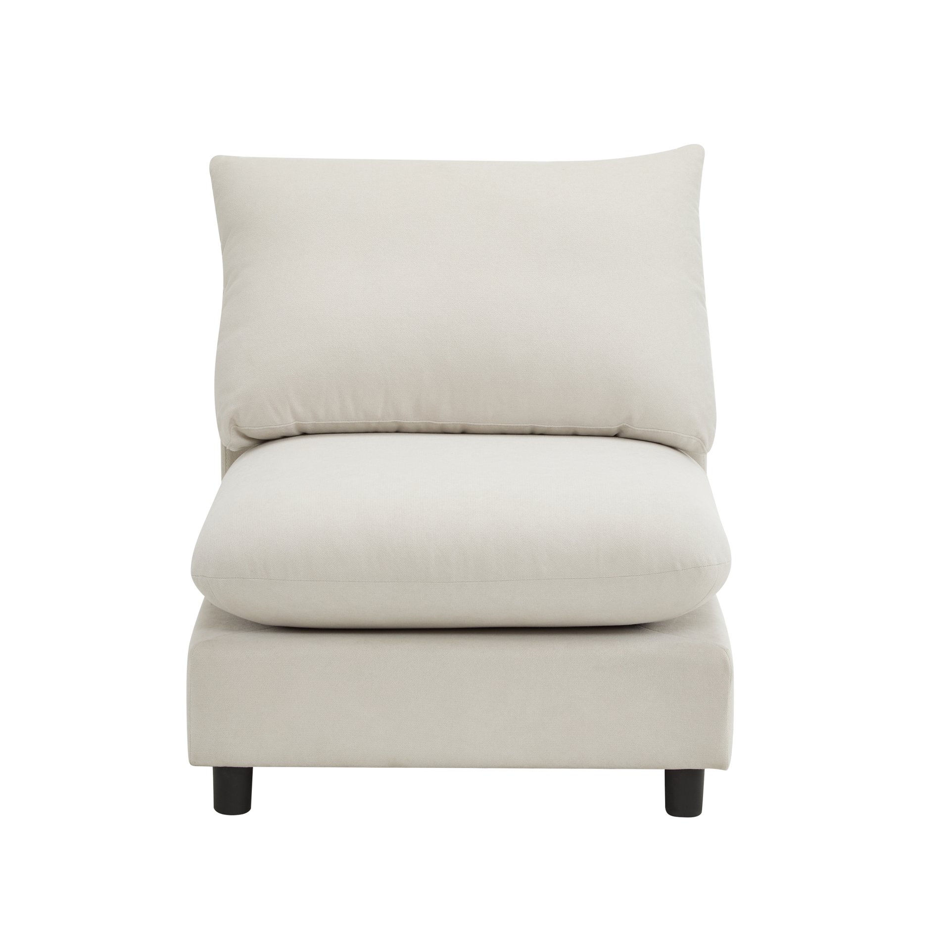 3 Piece Modular Free Combination Sectional Sofa Couch - White - Image 20
