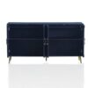 Modern Lacquered 4 Door Wooden Cabinet Sideboard Buffet Server Cabinet Storage Cabinet, For Living Room, Entryway, Hallway, Office, Kitchen And Dining Room - Navy Blue - Image 11