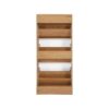 Freestanding Shoe Storage Cabinet With 3 Flip Drawers - White / Natural - Image 17