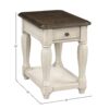 Chairside Table With Storage - Antique White - Image 6