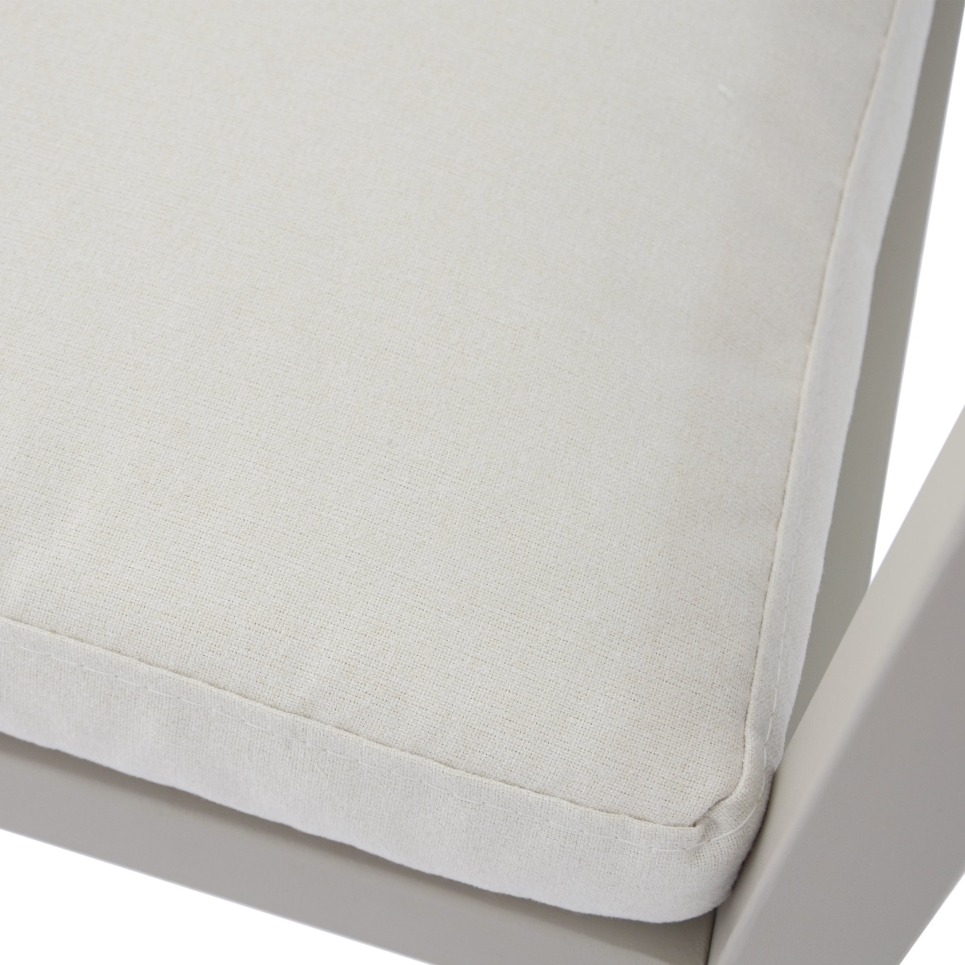 7 Piece Outdoor Dining Set With Acacia Wood Table And Iron Frame Chairs - Gray / Natural - Image 10