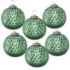 Christmas Ball Ornaments, Decorative Hanging Ball Christmas Tree Ornaments For Holiday Party Decorations (Set of 6) - Green - Image 2