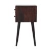 Mini 2 Drawer Nightstand - Walnut - Image 4