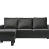 Jessica - Sofa Chaise - Black - Image 2