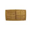 Outdoor Rectangular Coffee Table - Brown - Image 6