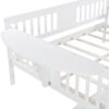Full Size Daybed With 2 Drawers, Slat Support - White - Image 3