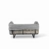 Outdoor Patio Daybed Rattan Daybed Outdoor Sunbed With Detachable Pillows For Patio, Backyard, Pool - Gray - Image 23