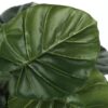 24" Tall, Artificial Plant, Alocasia, Indoor, Faux, Fake, Table, Greenery, Potted, Real Touch, Decorative - Green / Black - Image 4