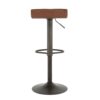 Ale - Industrial Barstool (Set of 2) - Brown - Image 5