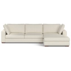 Charlie - Deep Seater Right Sectional Sofa - Cream