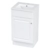 18" Bathroom Vanity With Sink, & Ceramic, Adjustable Shelf - White - Image 17