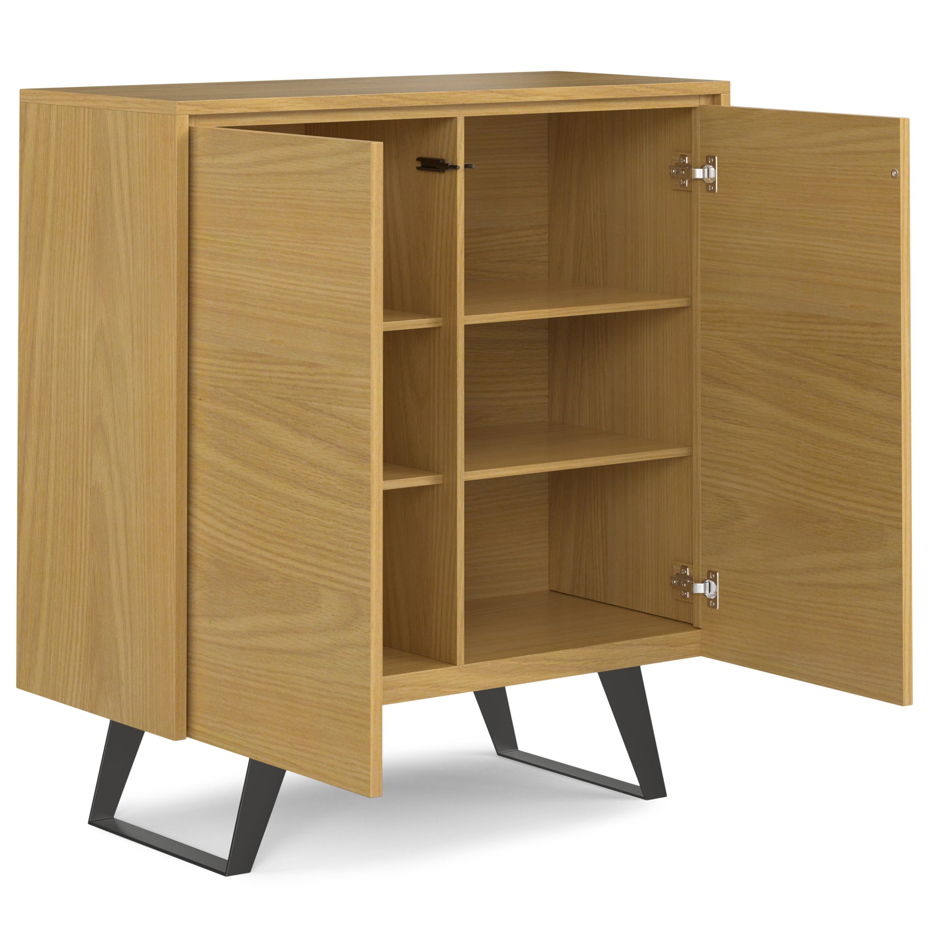 Lowry - Medium Storage Cabinet - Oak Veneer - Image 8