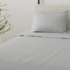 4 Piece California King Brushed Microfiber Hypoallergenic Sheet Set - Pewter - Image 3