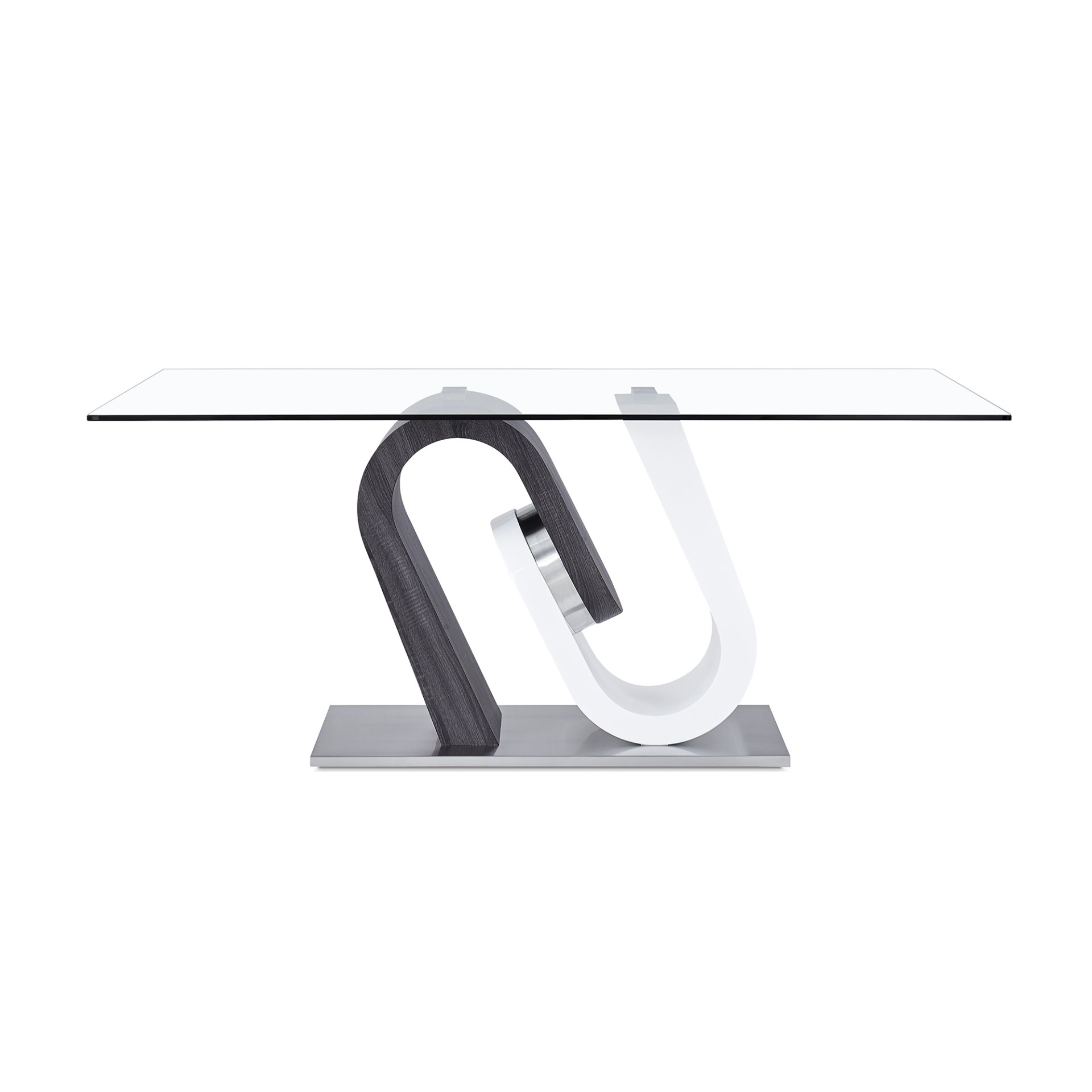 Anne - Dining Table - White / Gray - Image 6
