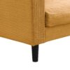 Modern Upholstered Resilience 3 Seater Sofa, Comfy Wooden Frame - Orange - Image 11