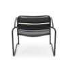 Modern Conrad Chair Outdoor Seating - Matte Black - Image 10