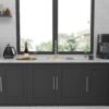 Modern Stainless Steel 15" Drop In Kitchen Sink Workstation With Accessories - Brushed Nickel - Image 5