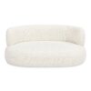 Shep - Curved Dog Sofa Bed Medium - Ivory White - Image 7