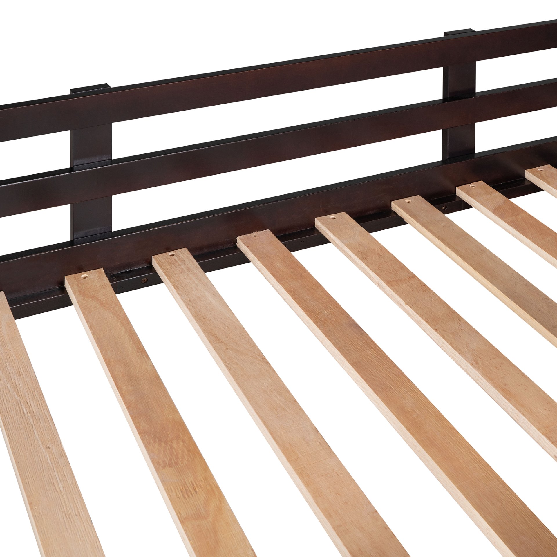 Twin Over Twin Bunk Bed With 2 Drawers - Espresso - Image 17