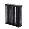 Adjustable Safety Gate 8 Panels Play Yard Metal Doorways Fireplace Fence Christmas Tree Fence Gate For House Stairs Gate Prohibited Area Fence - Black - Image 9