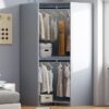 Polygon - Corner Wardrobe - Gray - Image 18