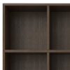 Harper - Low 6 Cube Storage With Drawers - Walnut Brown - Image 6
